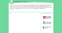 Desktop Screenshot of geographiesofchange.net